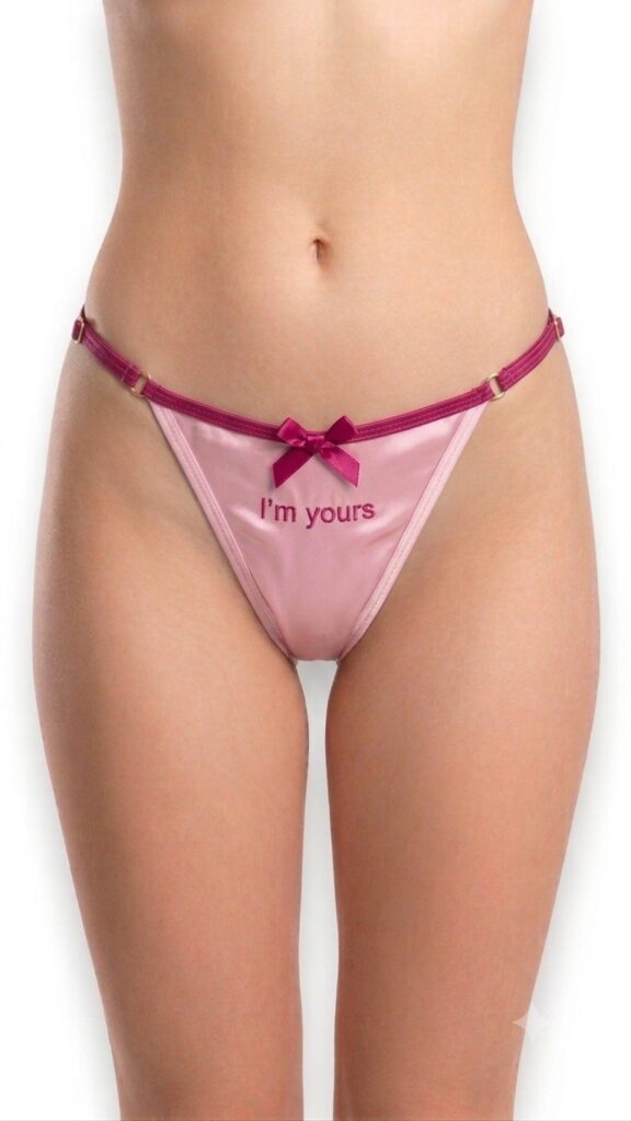 roze satenske tange